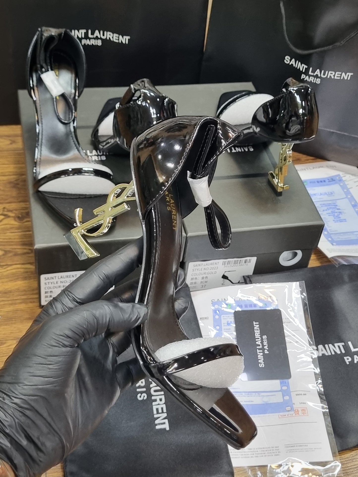 YSL heels
