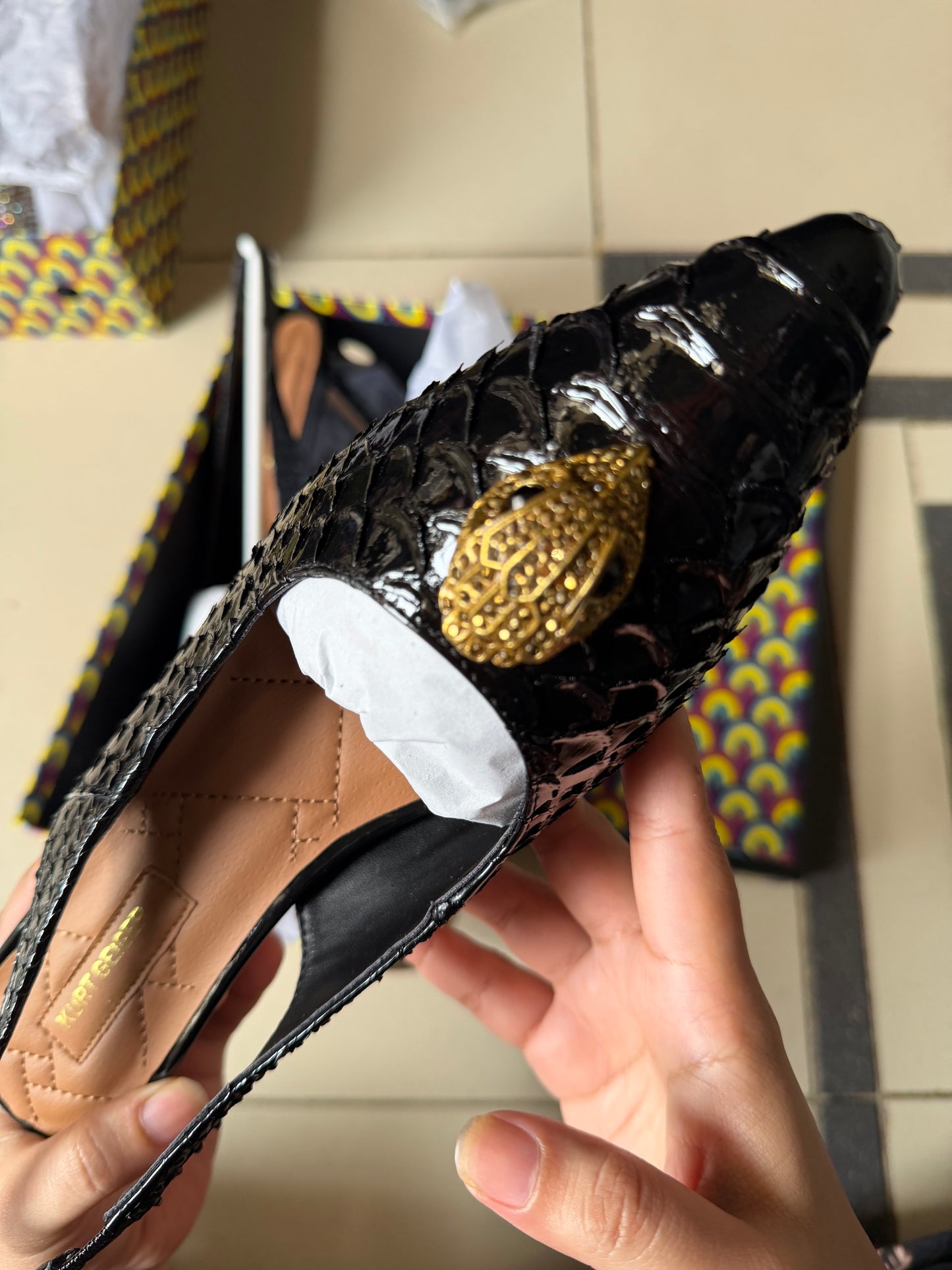 K famous brand heel