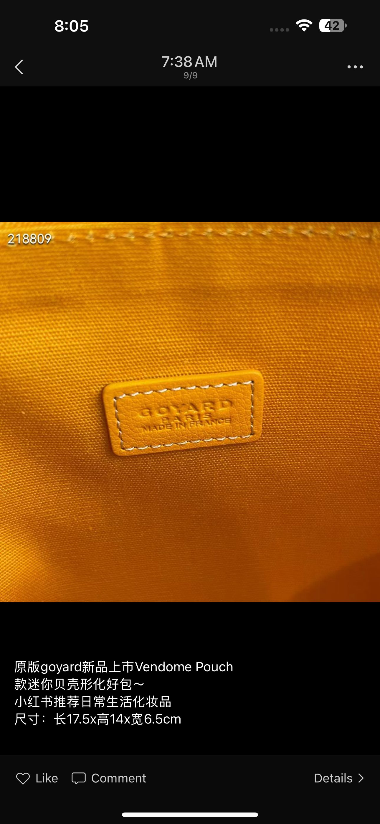 Vendome Pouch
Mini shell-shaped bag