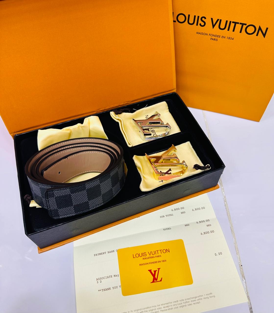 LV brand belt