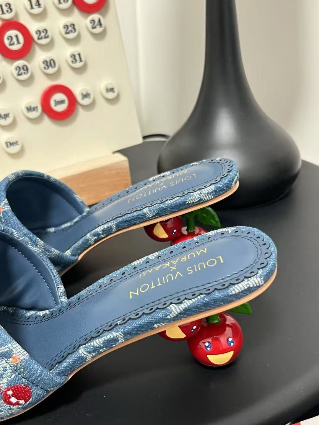 LV cherry heels ( pre order )