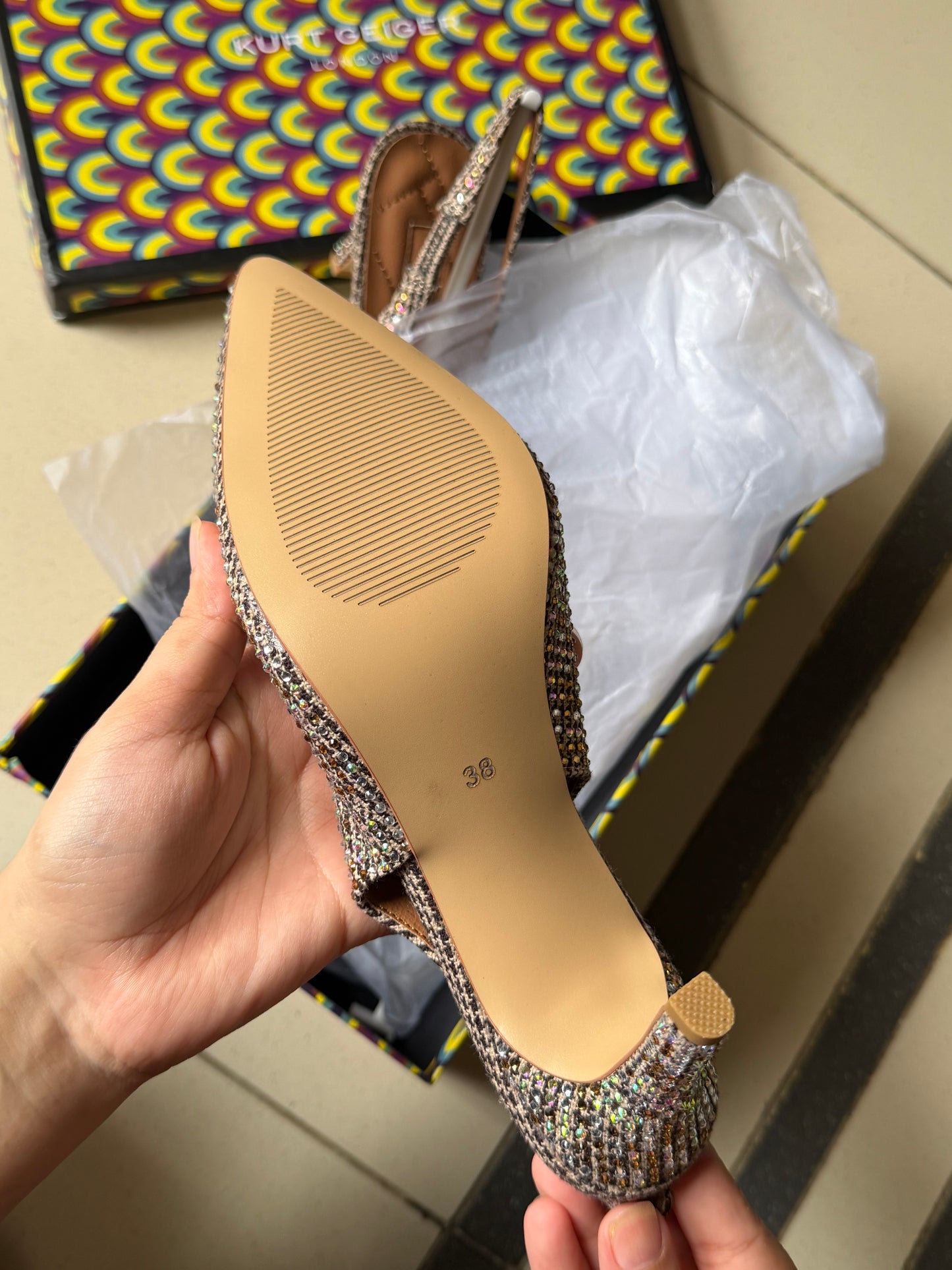 K famous brand heel