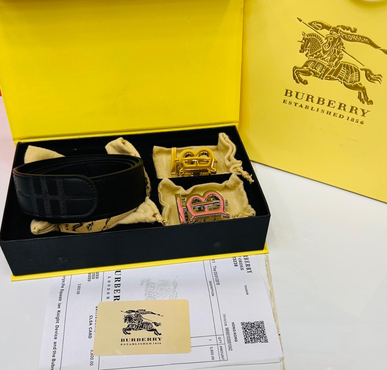 B brand belt