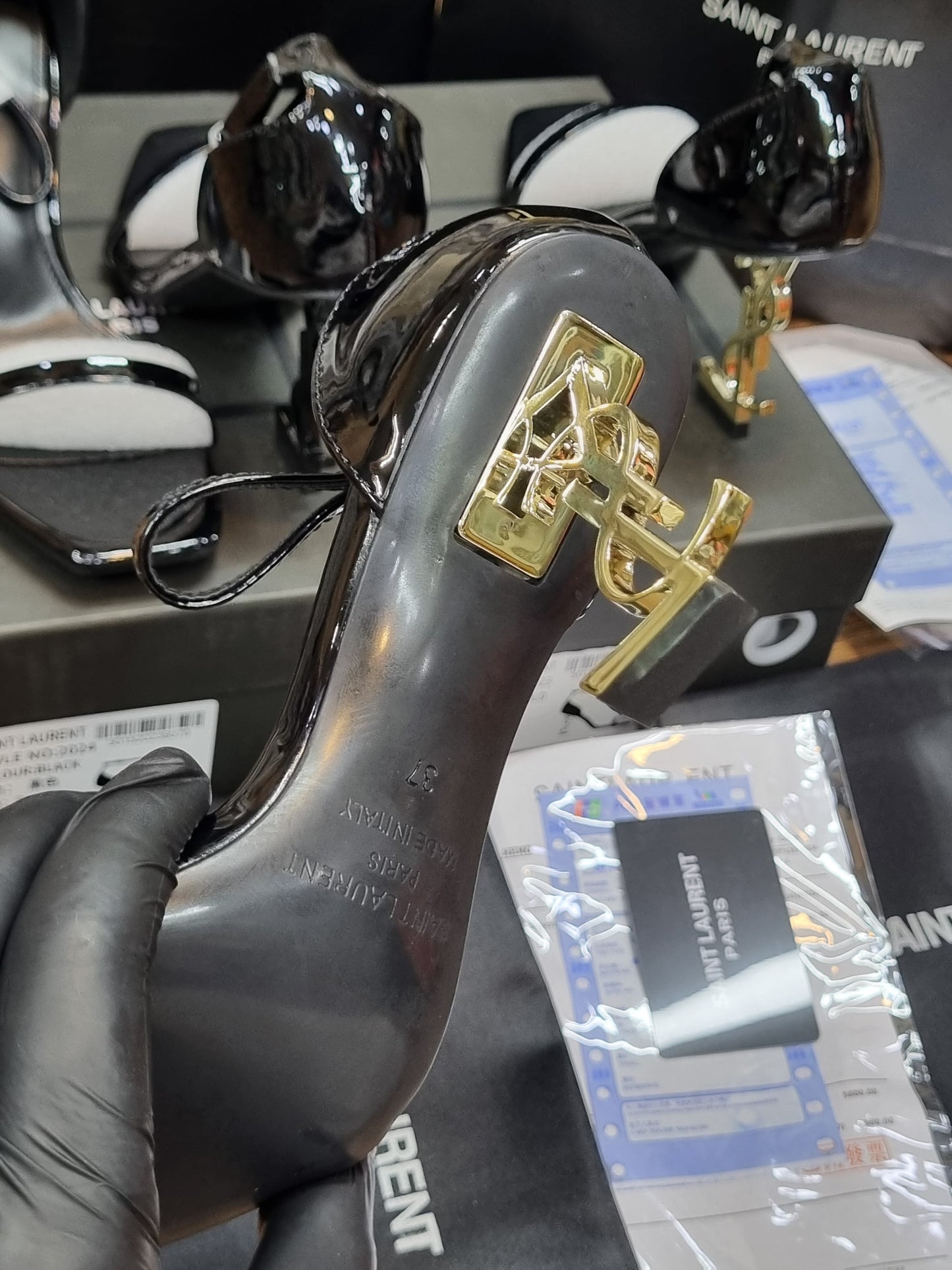 YSL heels