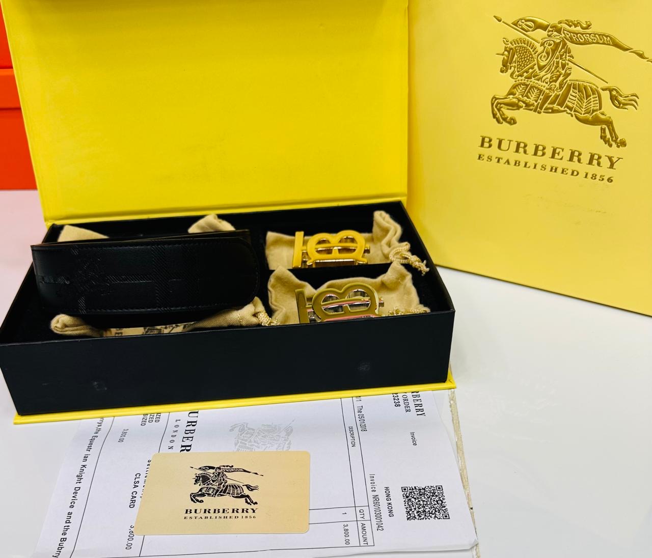 B brand belt