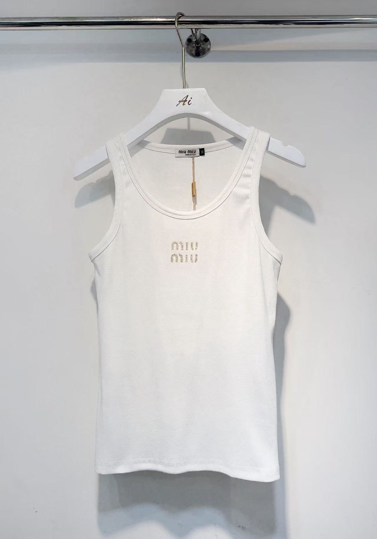 Miu Miu Tank Top ( black & white )