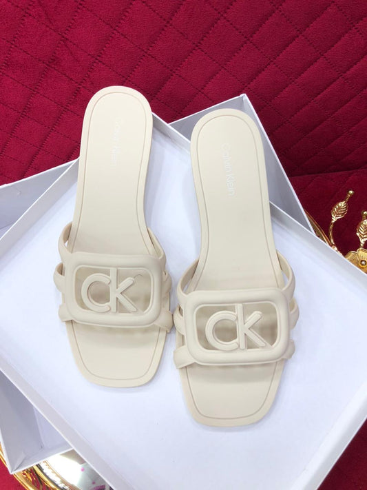 CK slide White famous brand