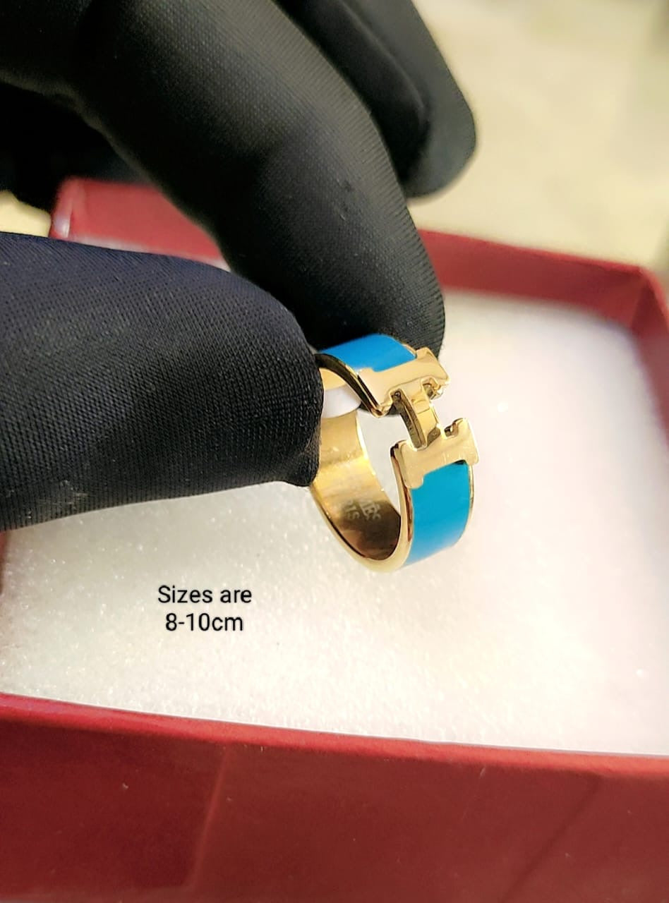 H brand ring ( 4 colors )