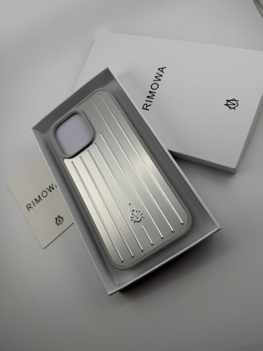 Rimowa iphone 13promax silver color