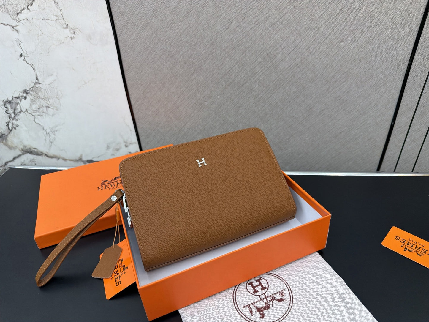 H brand lock pouch unisex  ( 4 colors )