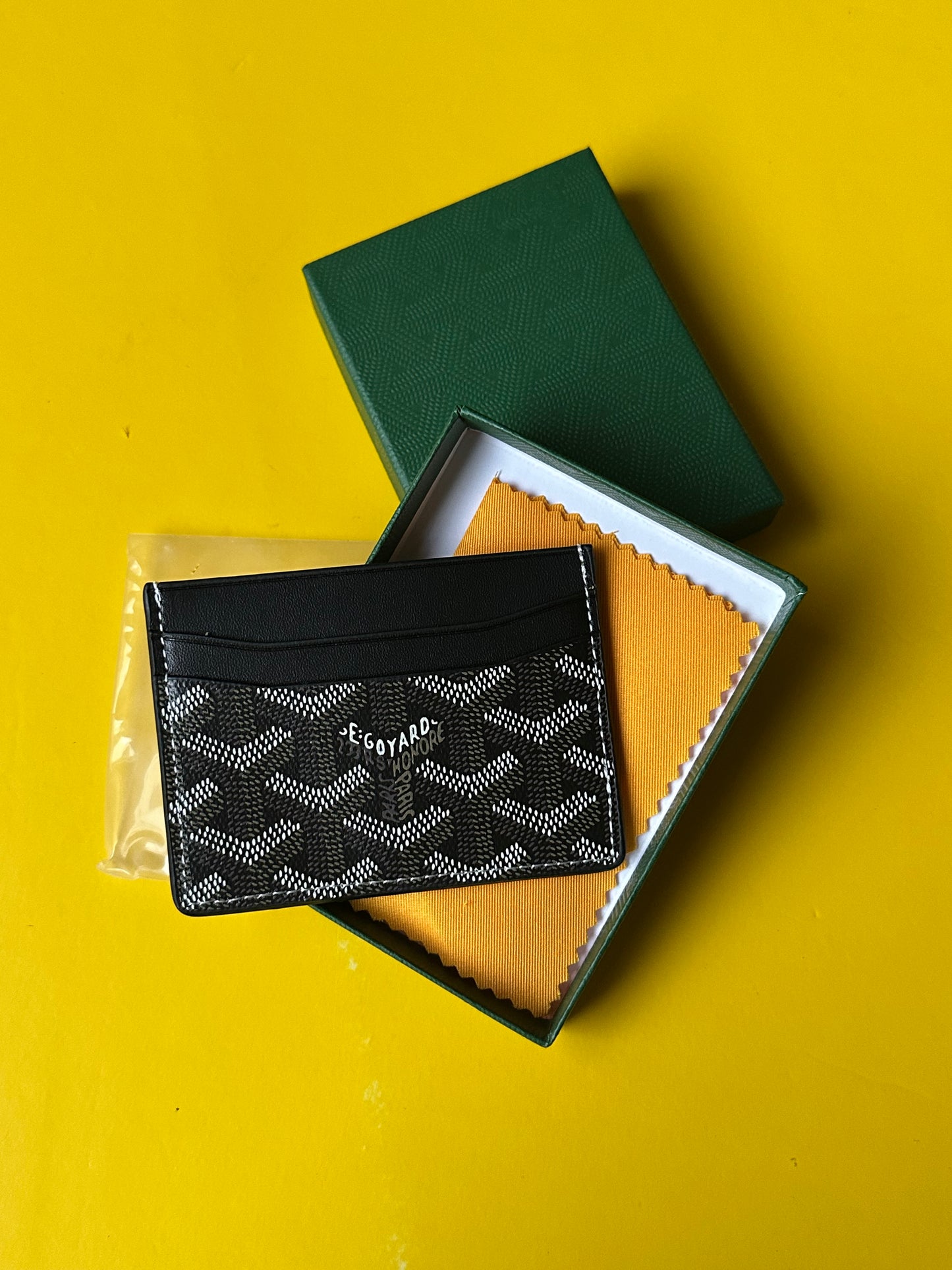 Goyard cardholder black