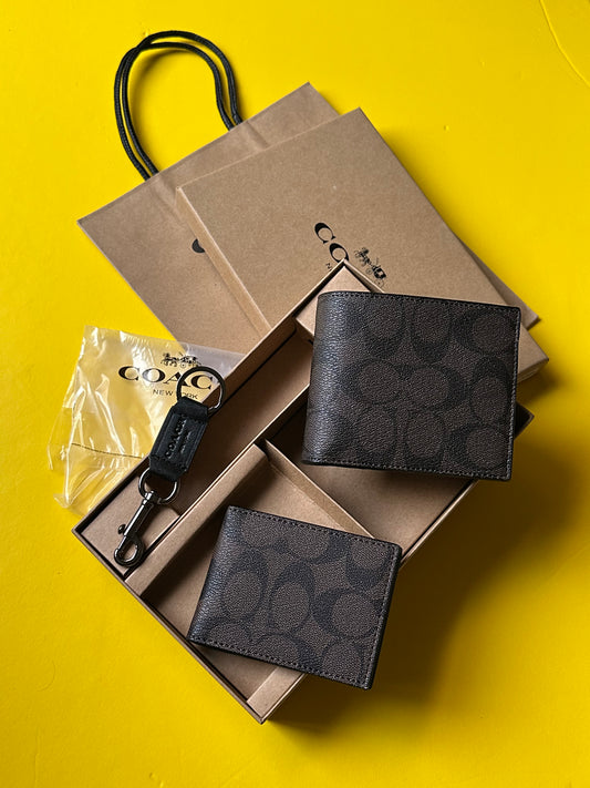 Coach wallet cardholder & keychain