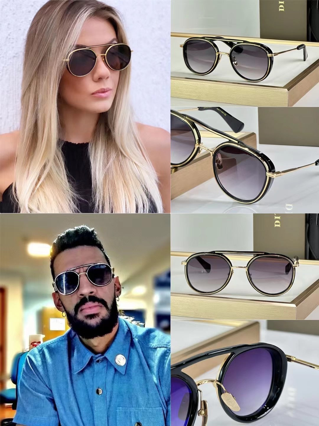 D famous brand sunglasses ( 5 colors shade )