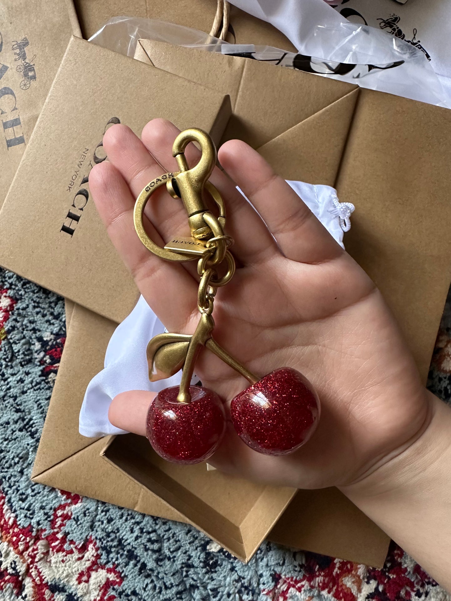 Coach Keychain