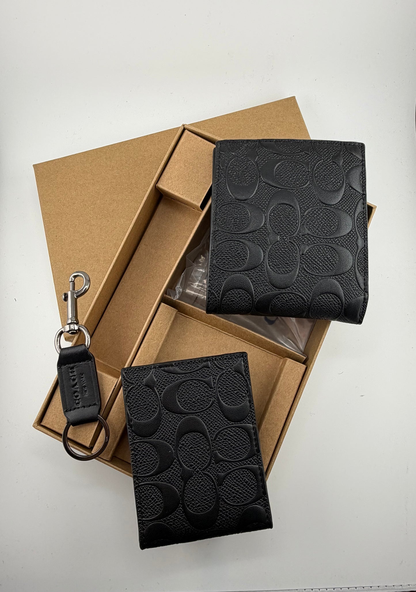 Coach wallet set cardholder & keychain