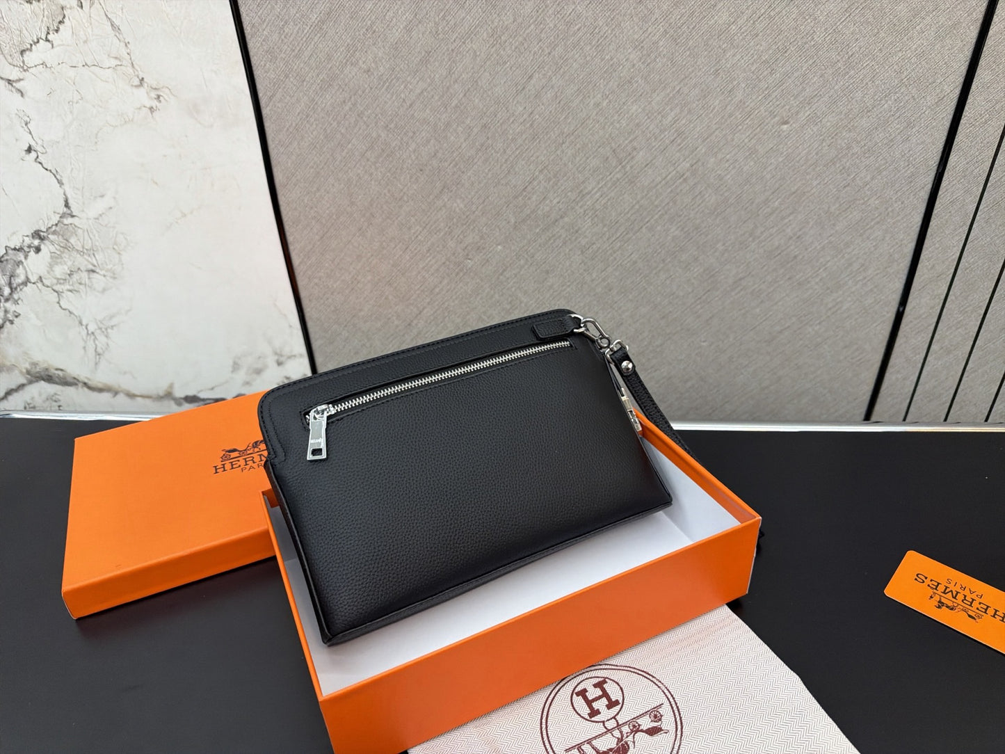 H brand lock pouch unisex  ( 4 colors )