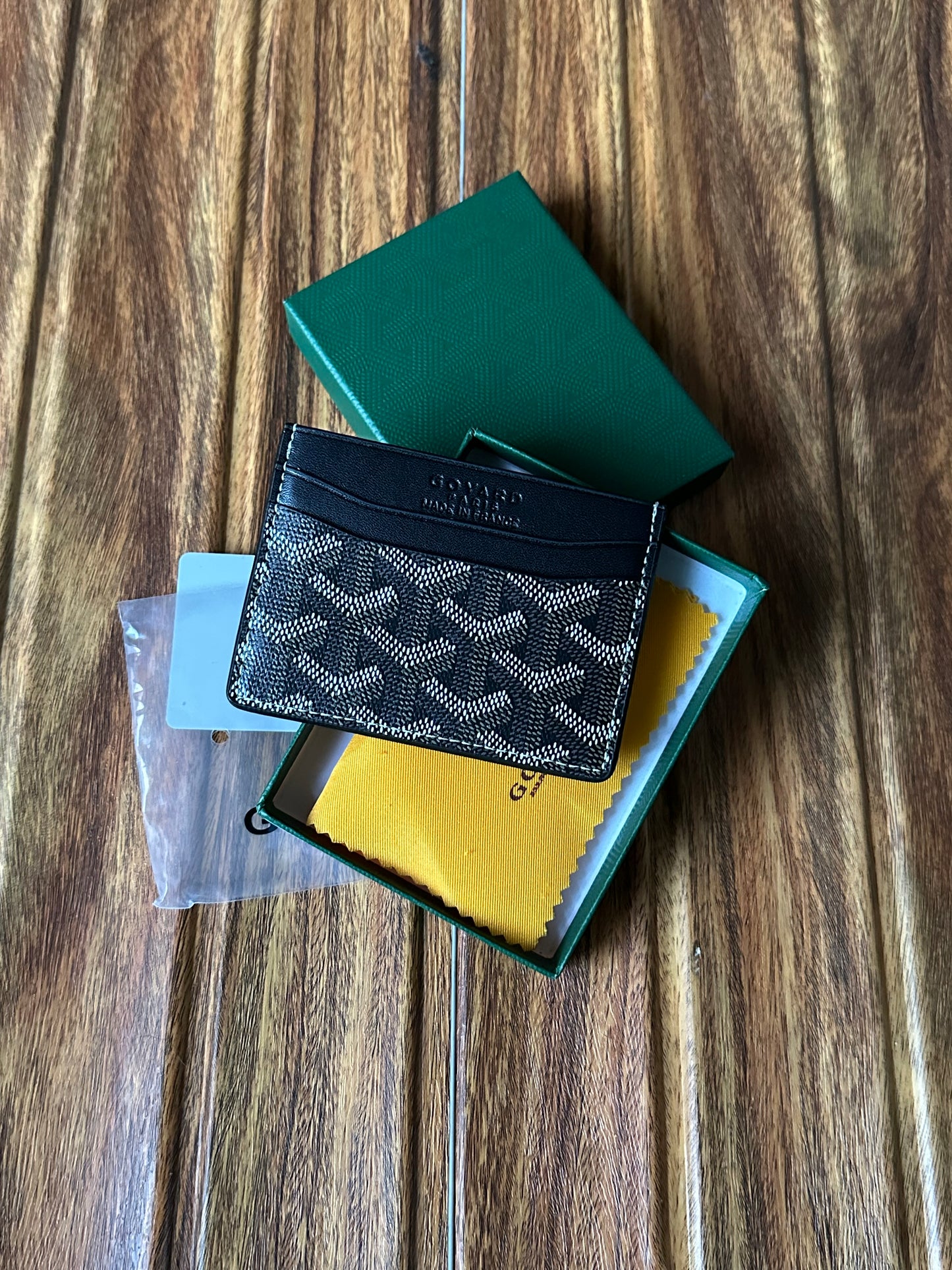 Goyard cardholder black