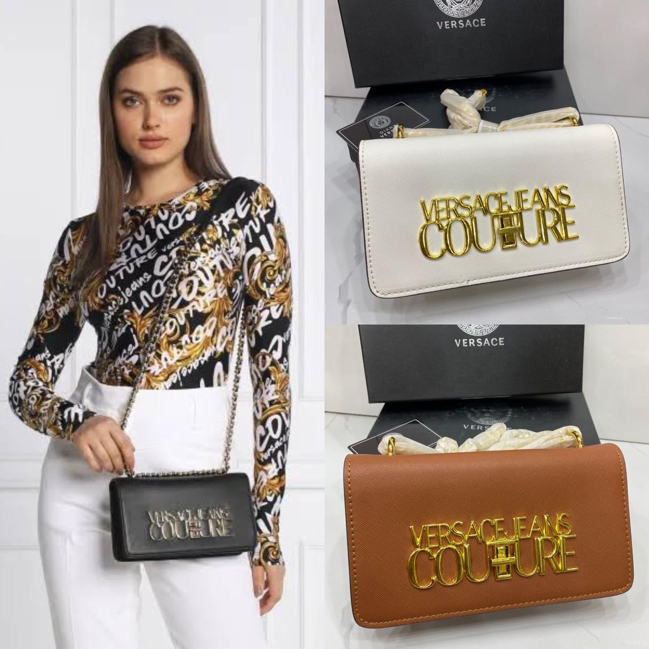 VERSACE JEANS COUTURE SHOULDER BAG