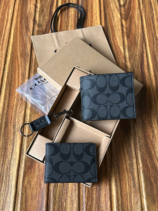 Coach wallet cardholder & keychain