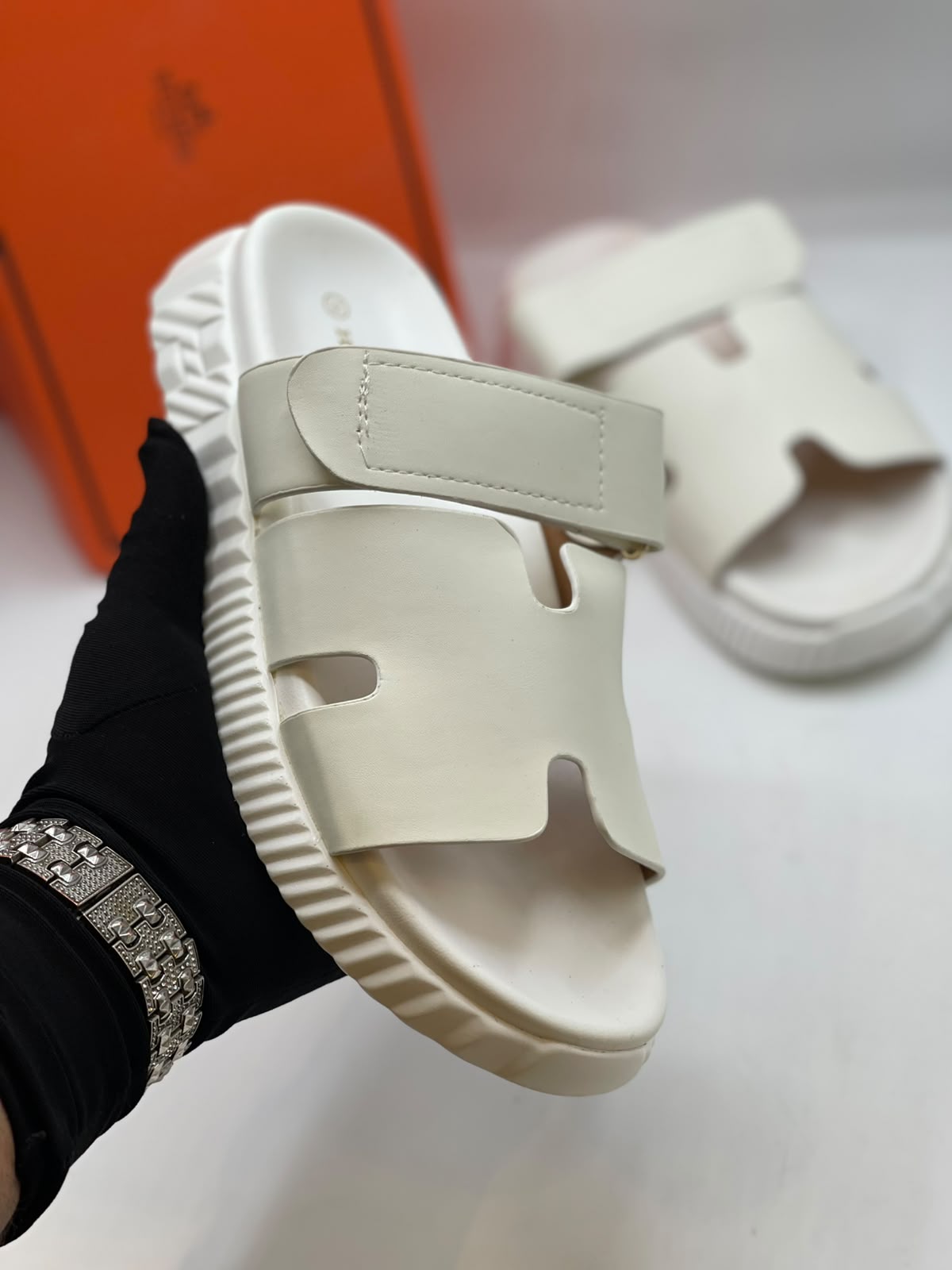 H slipper famous brand slide