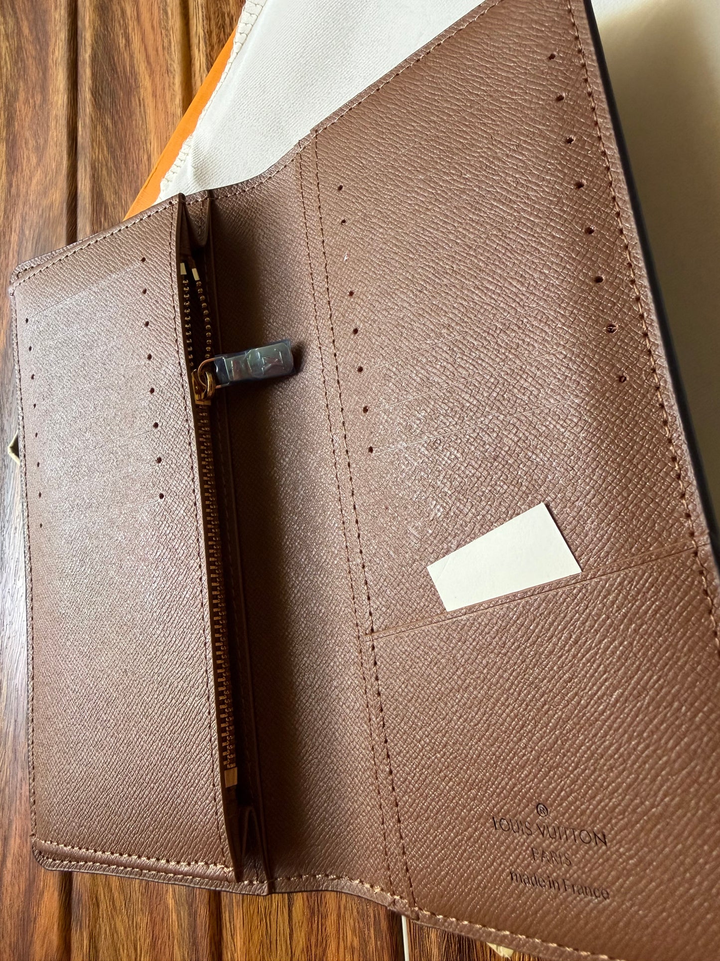lv famous brand long wallet