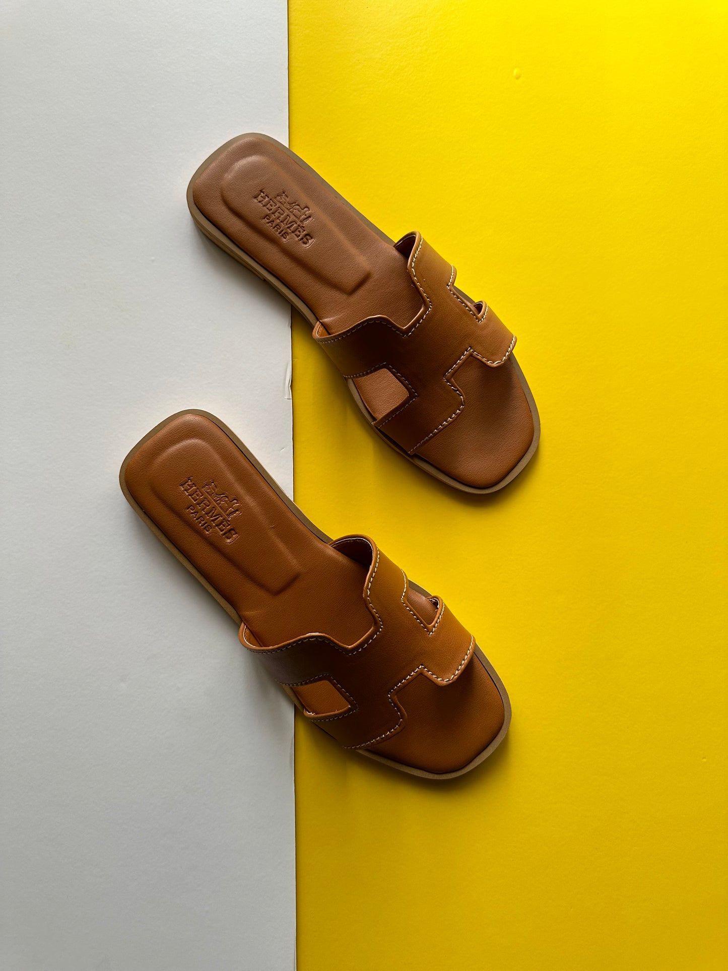 Hermes brown slide