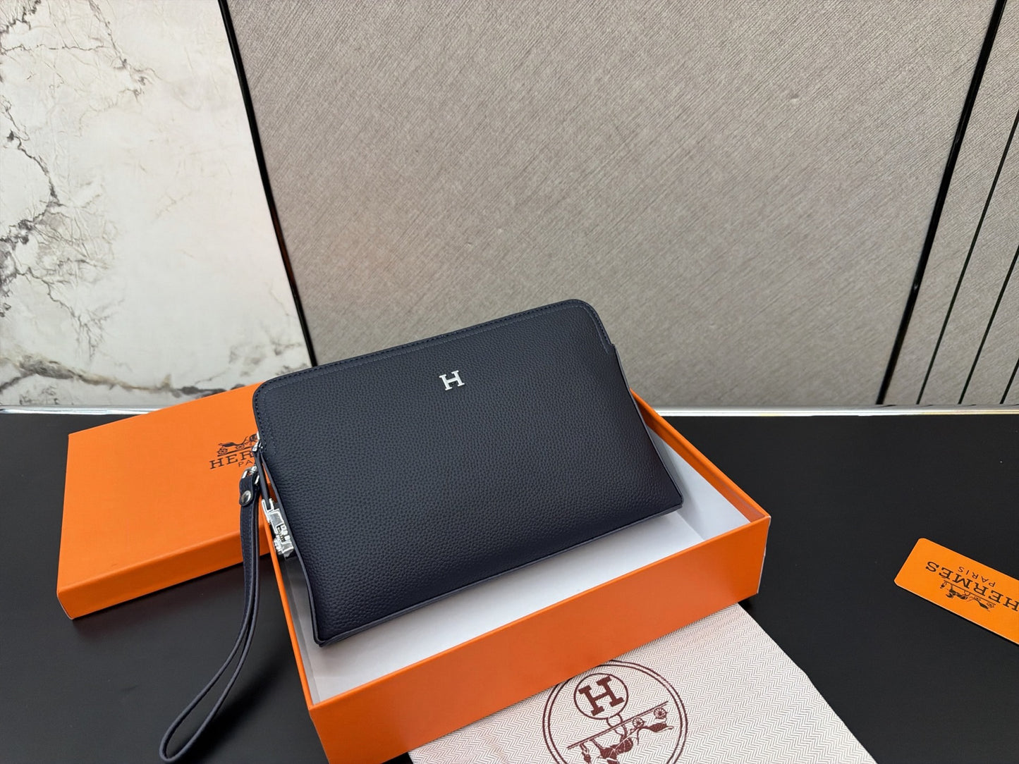 H brand lock pouch unisex  ( 4 colors )