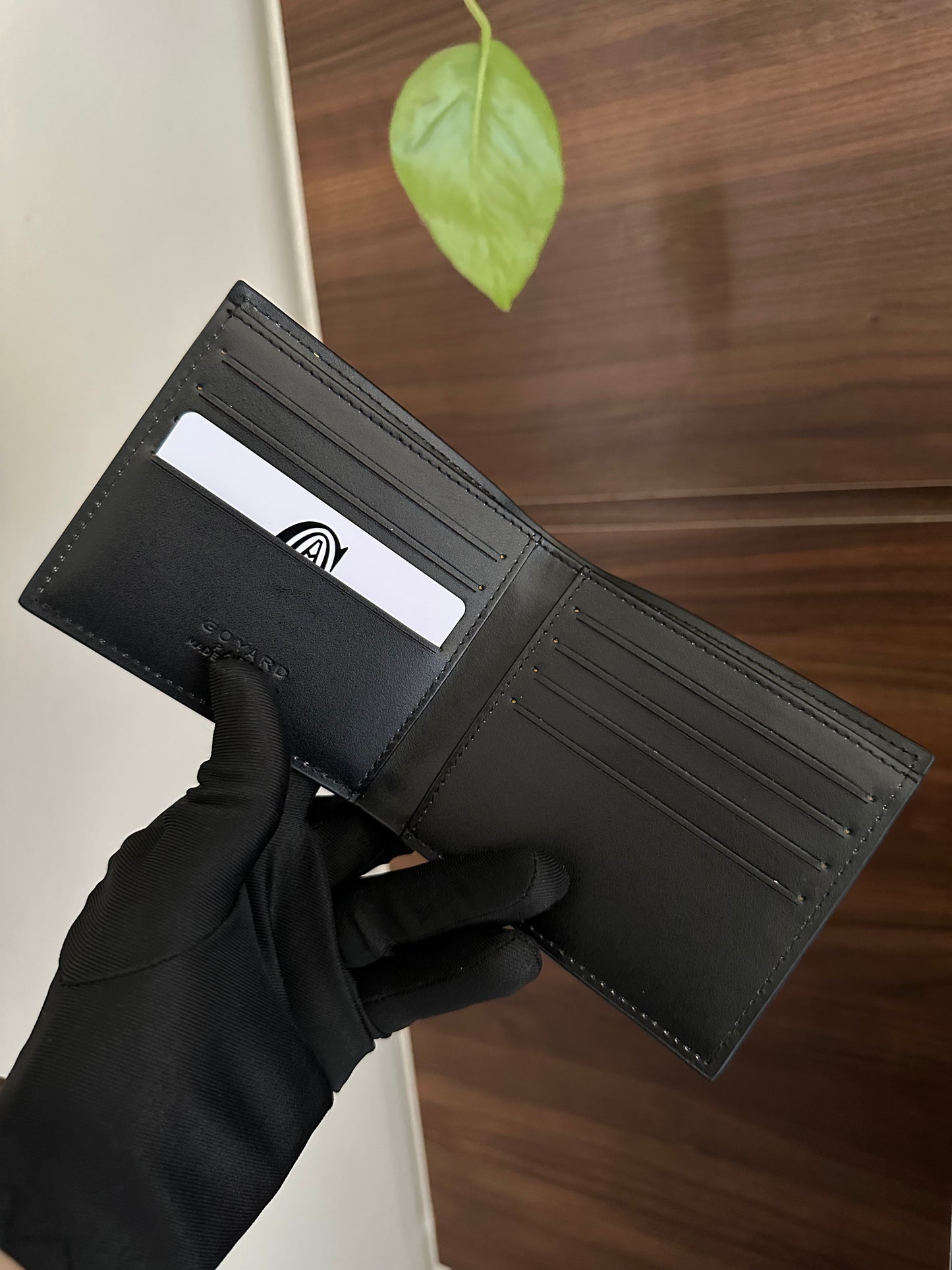 Black wallet famous brand