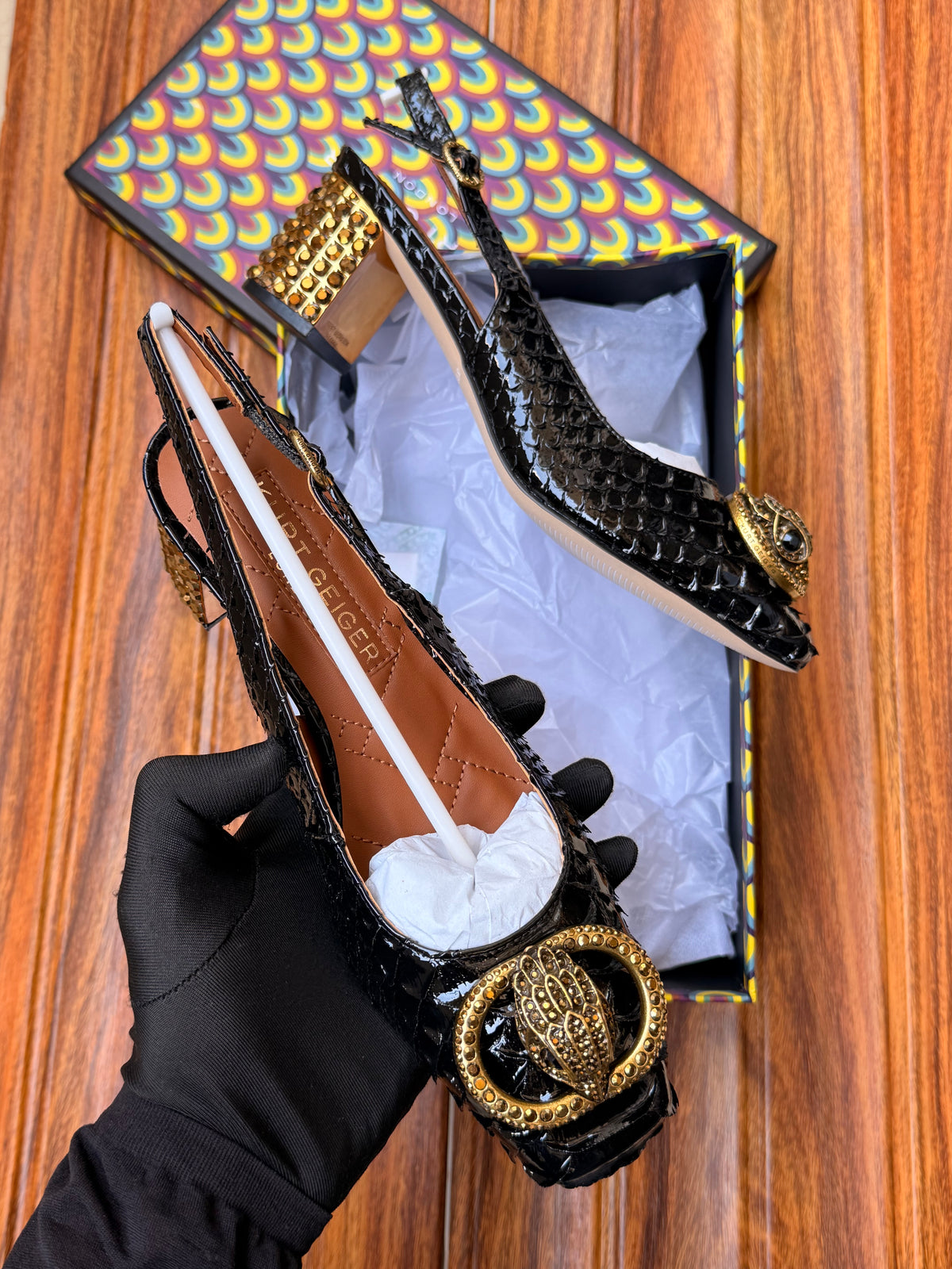 K famous brand pumps/heel