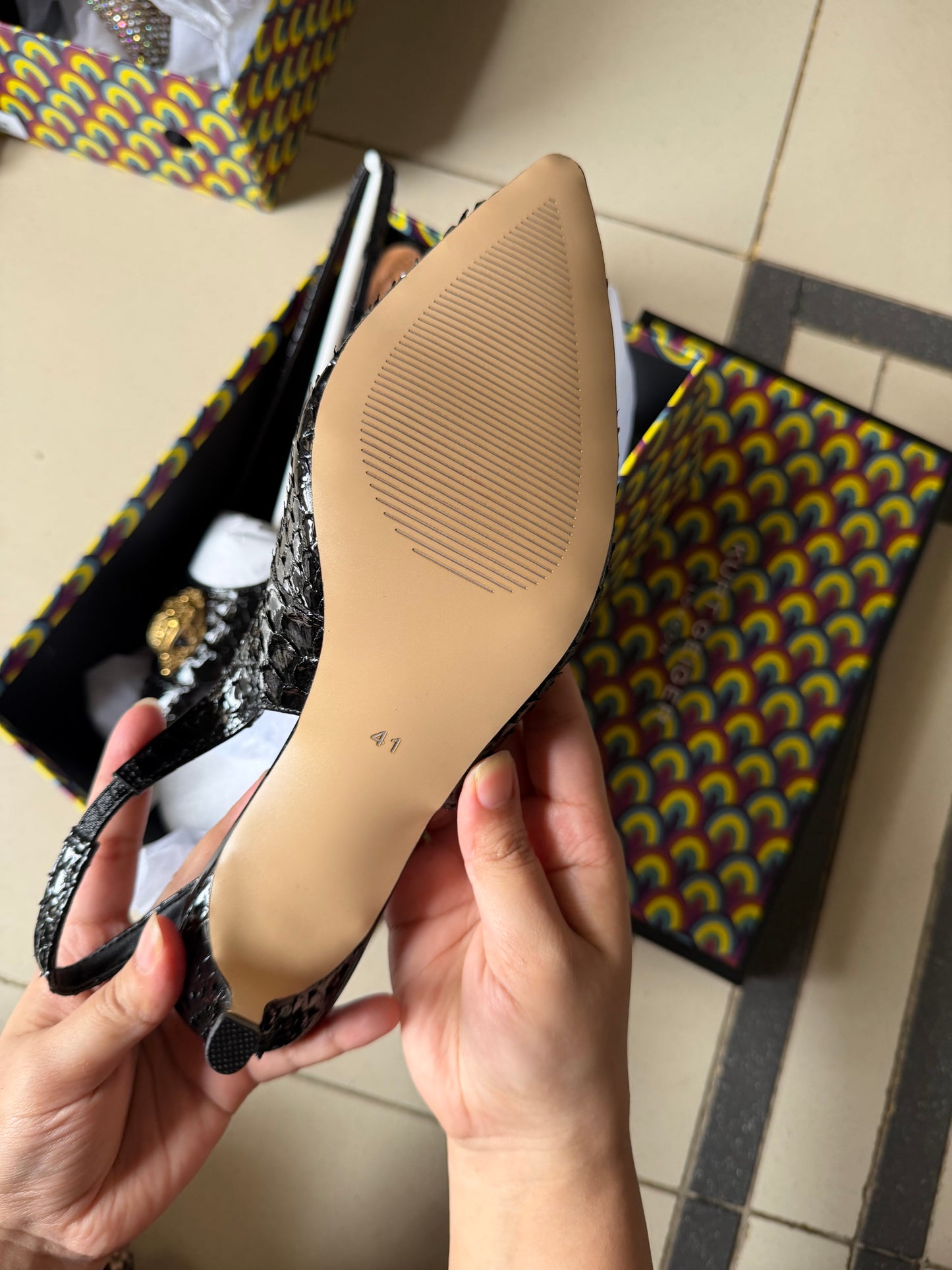 K famous brand heel