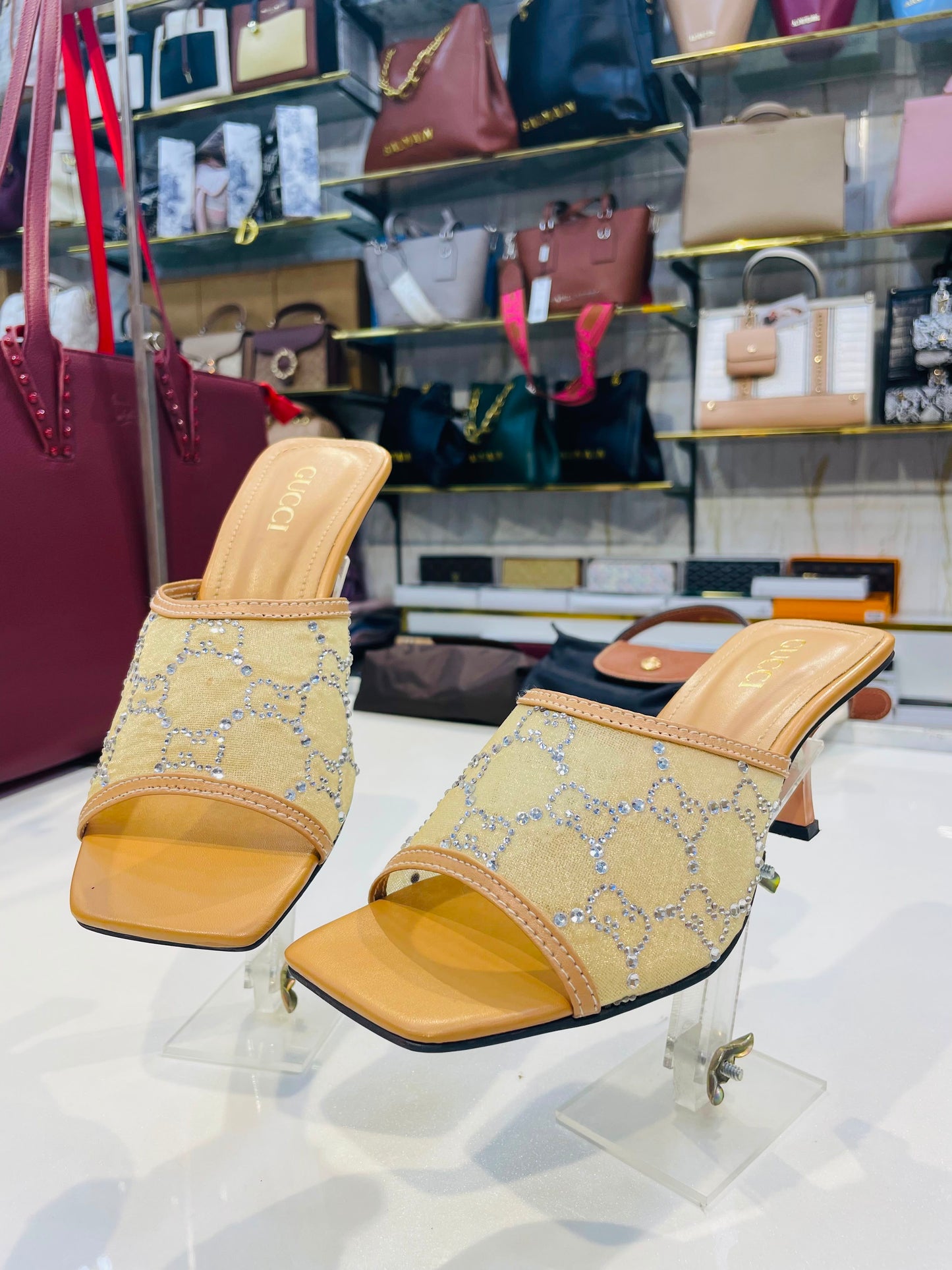 G famous brand heel ( 4 colors )