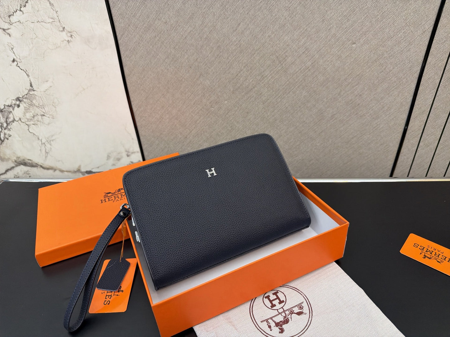 H brand lock pouch unisex  ( 4 colors )