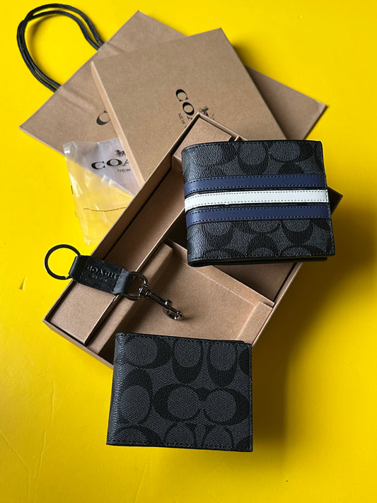 Coach wallet cardholder & keychain