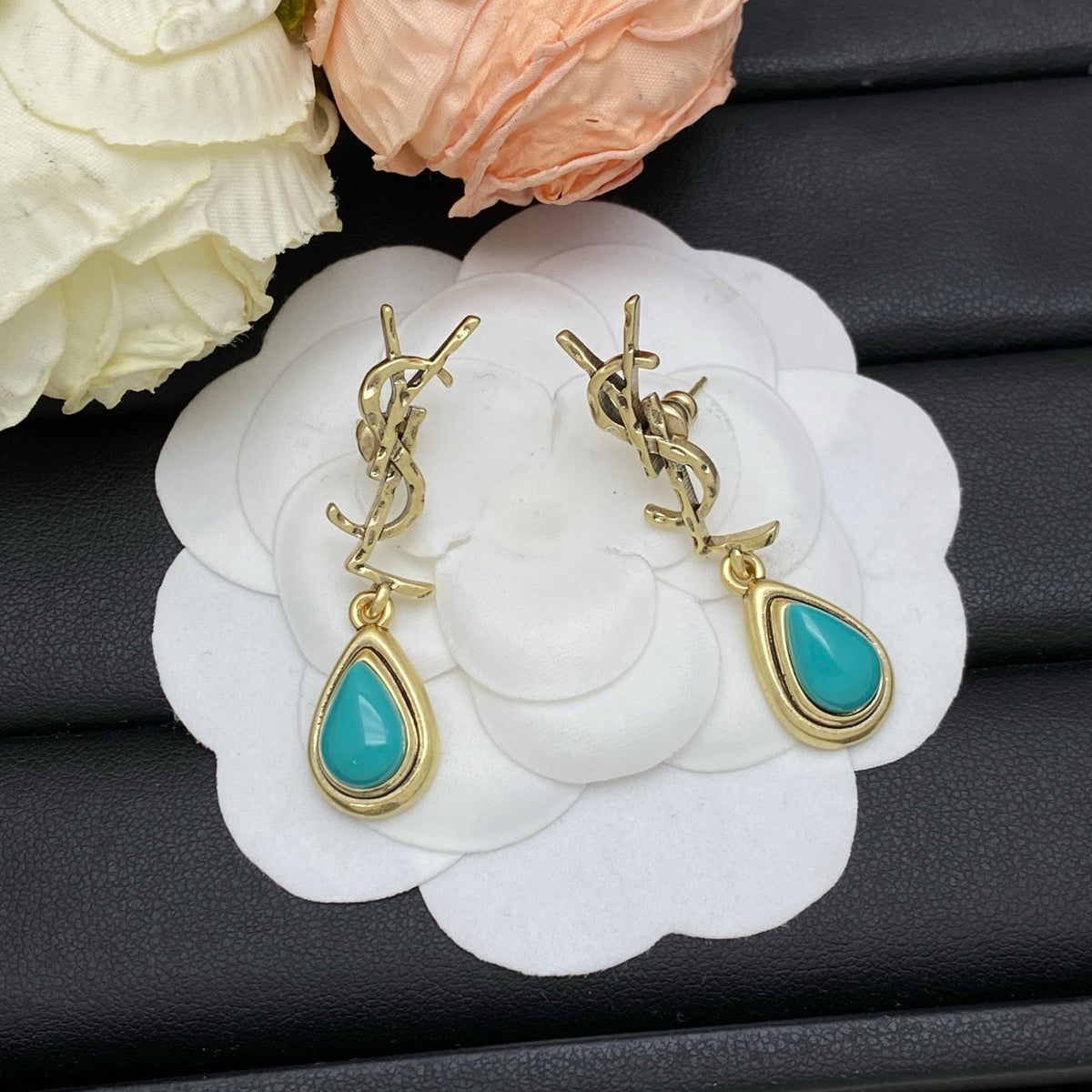Y S L Stud Earrings