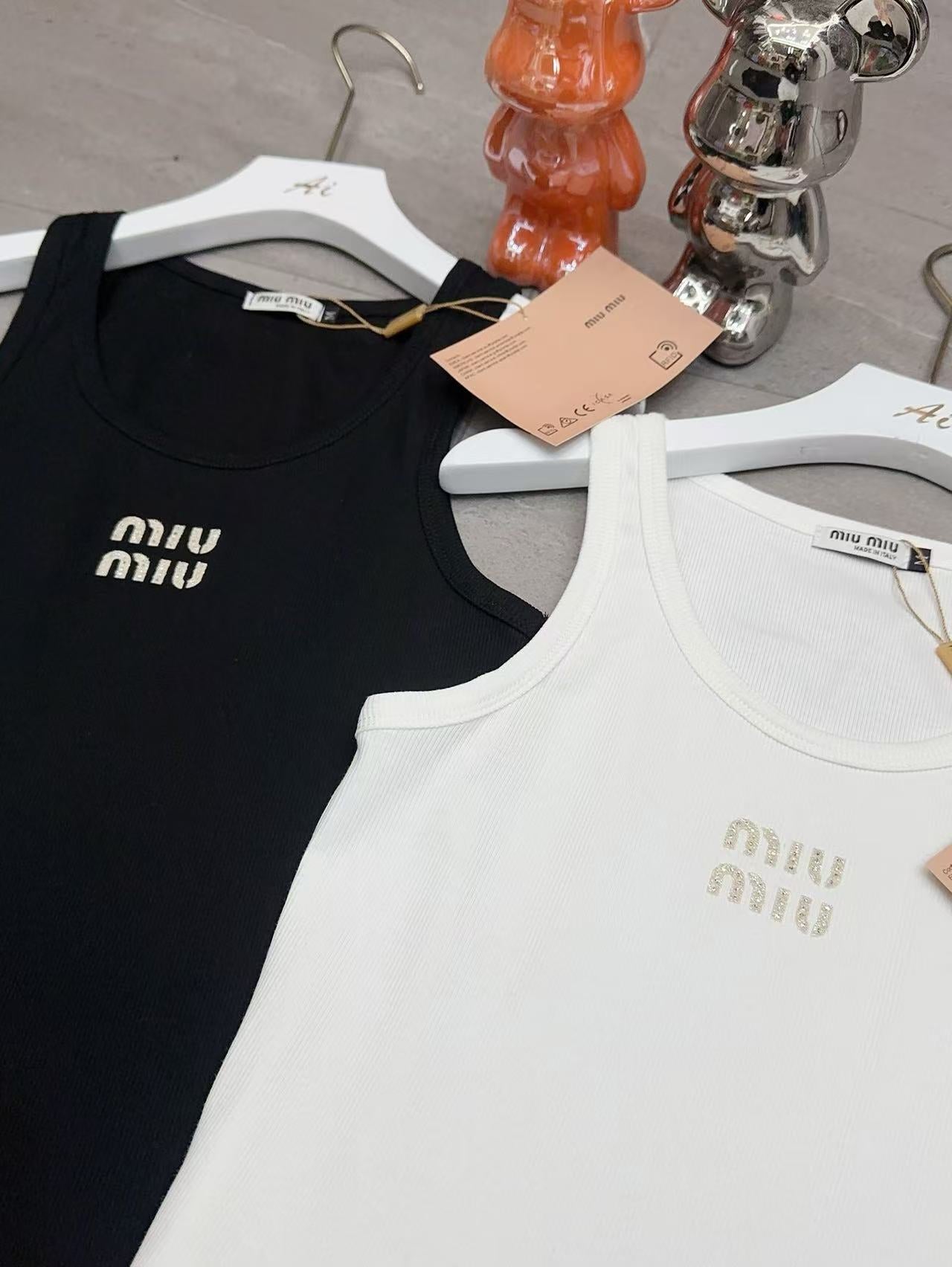 Miu Miu Tank Top ( black & white )