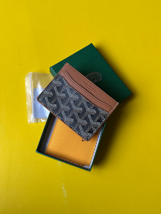 Goyard cardholder brown