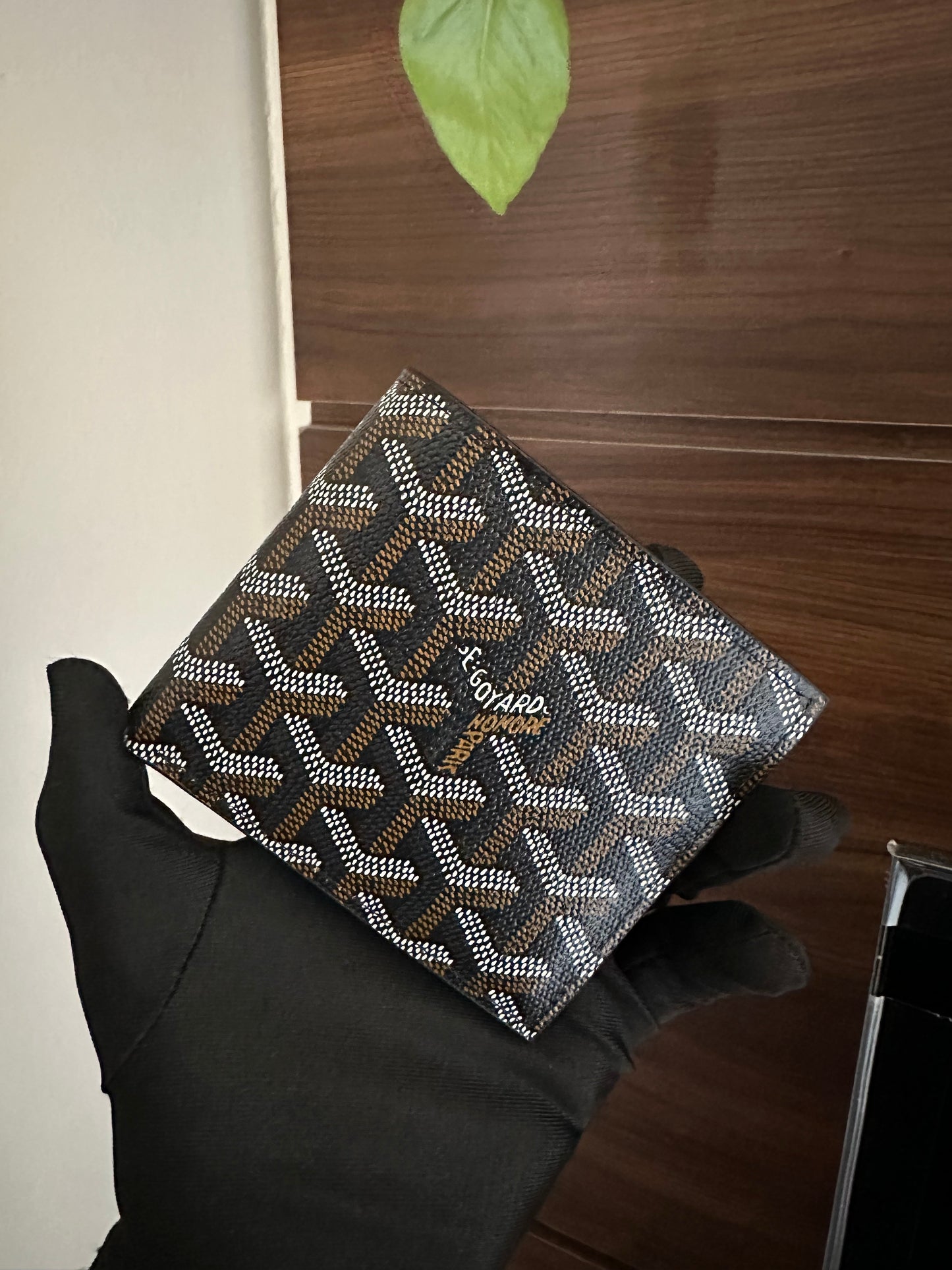 Black wallet famous brand