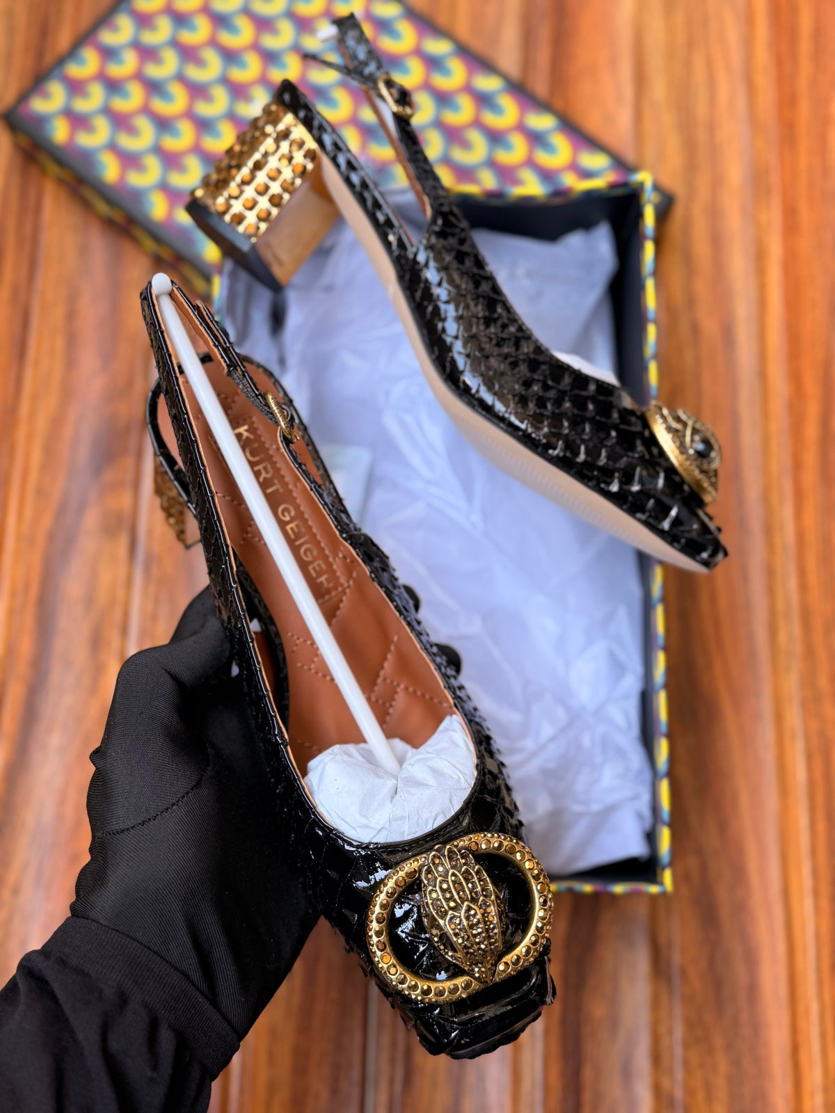 K famous brand pumps/heel