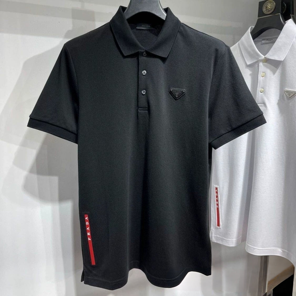 Prada polo shirt black