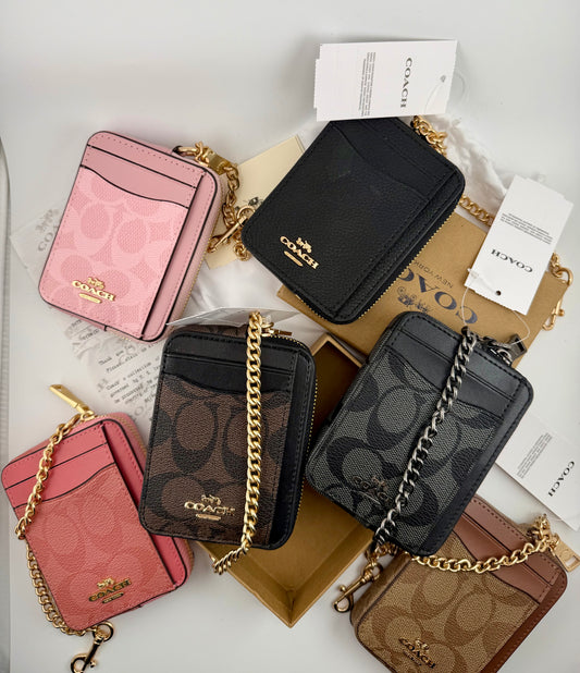 Coach wallet 7 colors