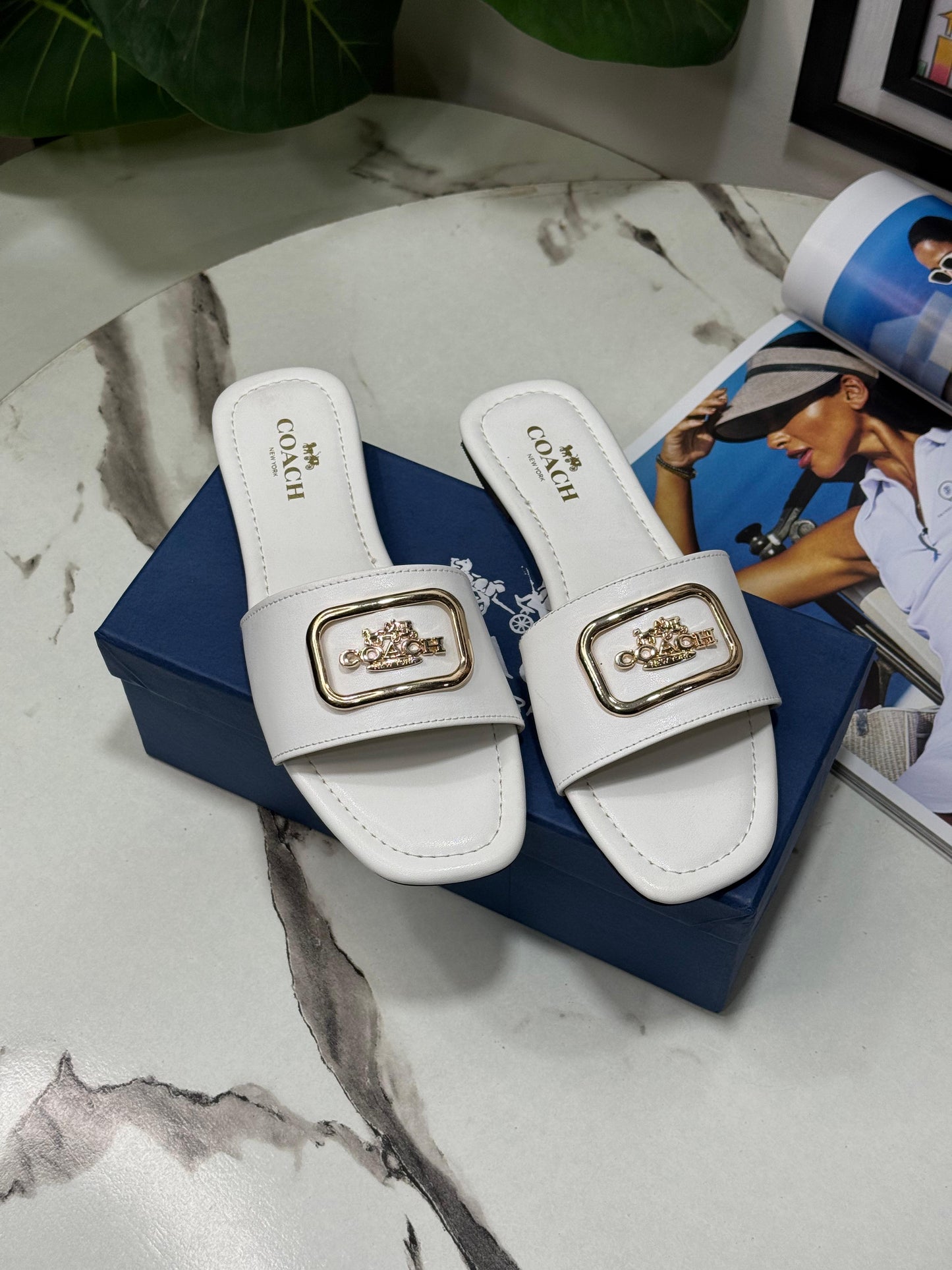 Coach slipper ( 4 colors )