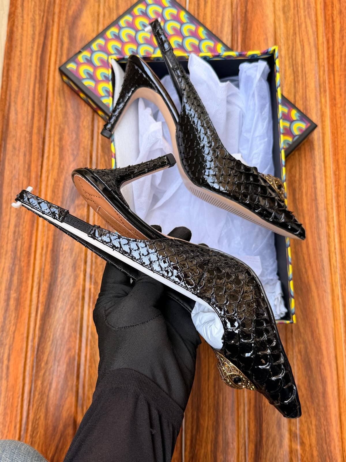 K famous brand heel