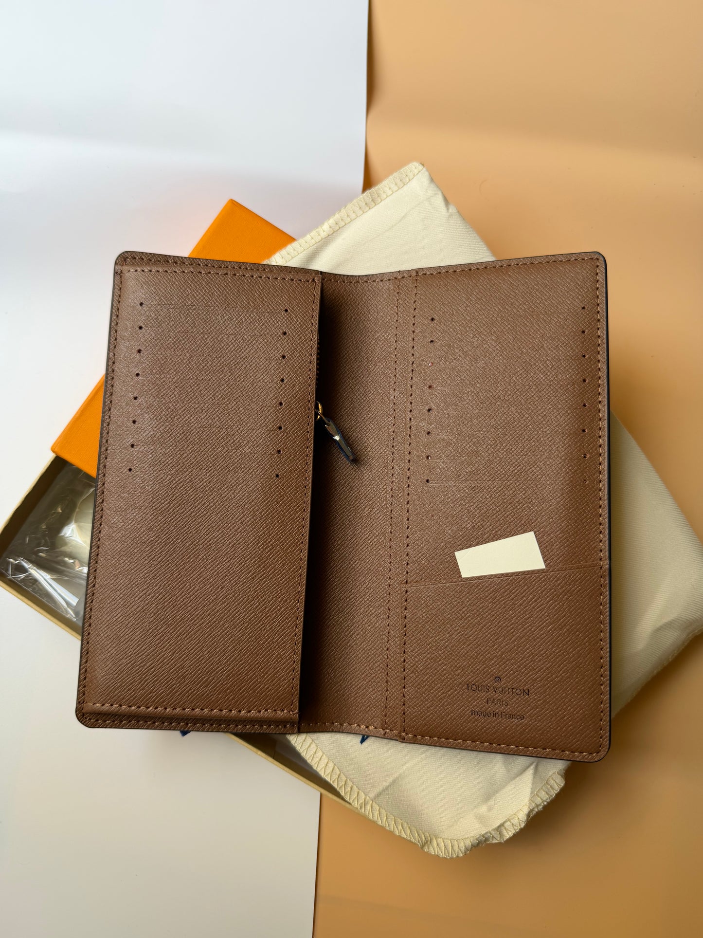 lv famous brand long wallet