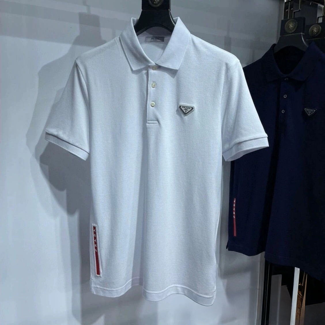 Prada polo shirt white