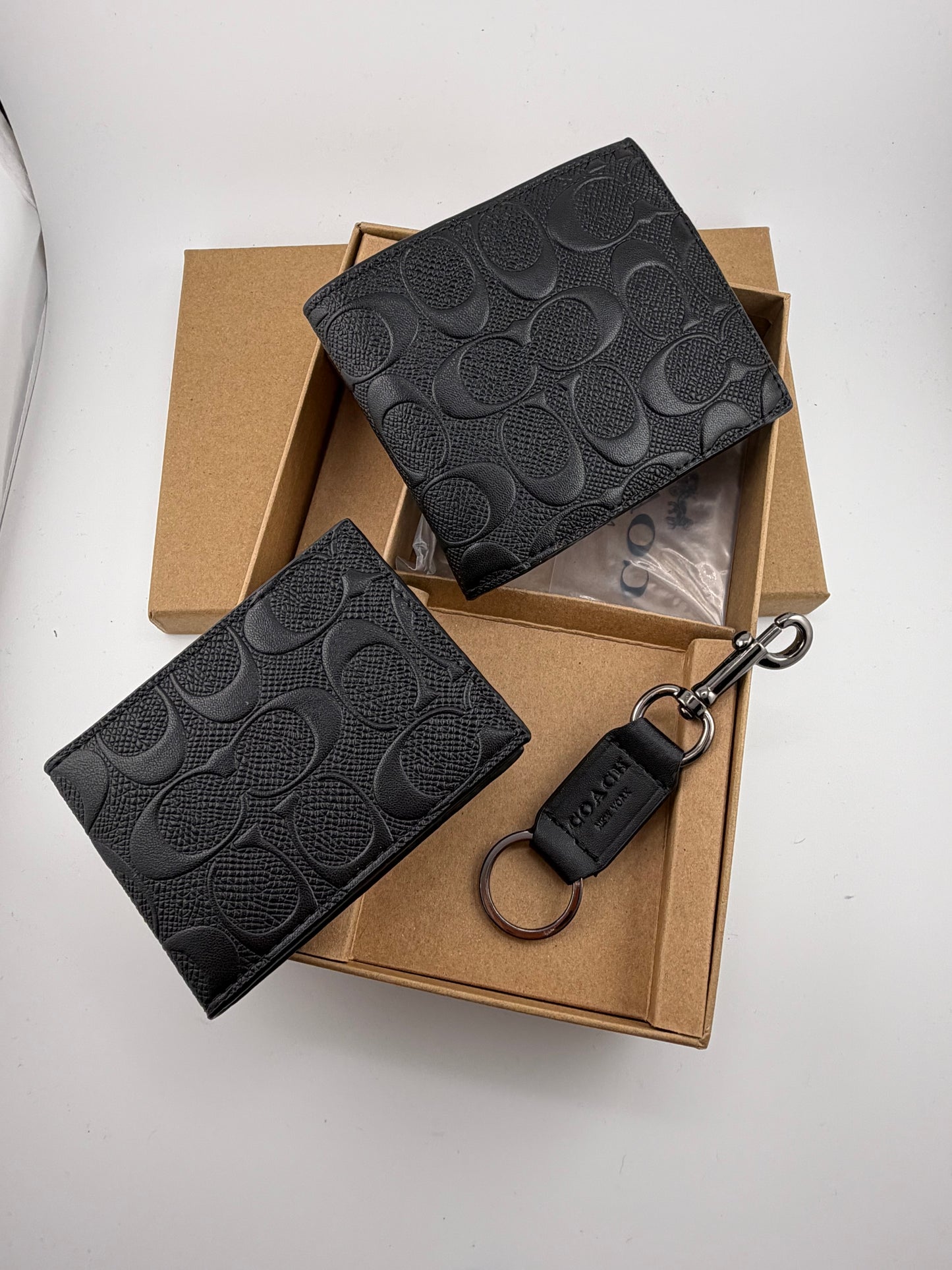 Coach wallet set cardholder & keychain