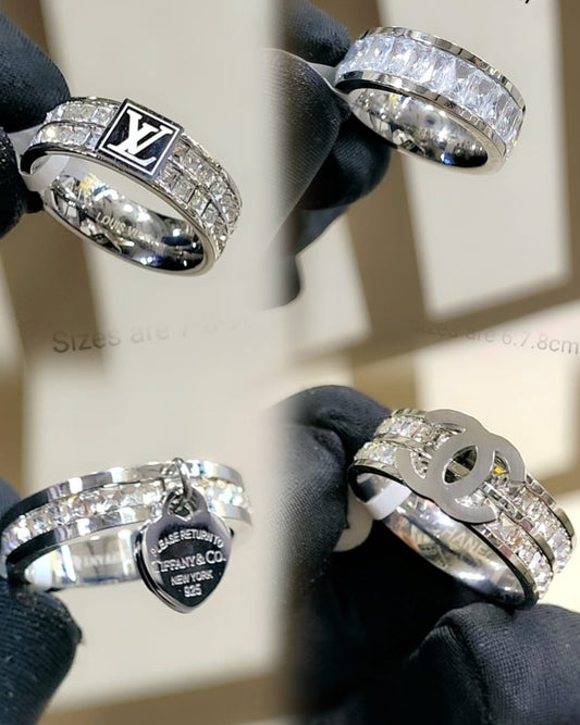 Famous brand rings ( 4 different brands )