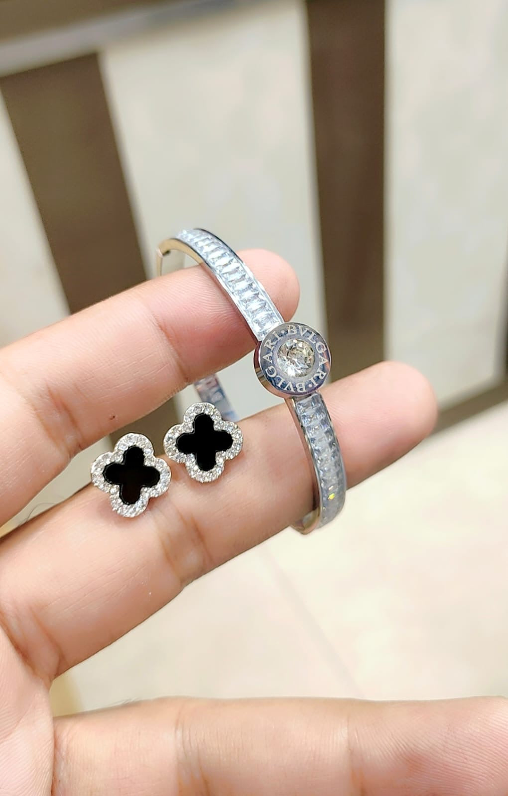 Famous brand bangle & studs ( 15 different brands )