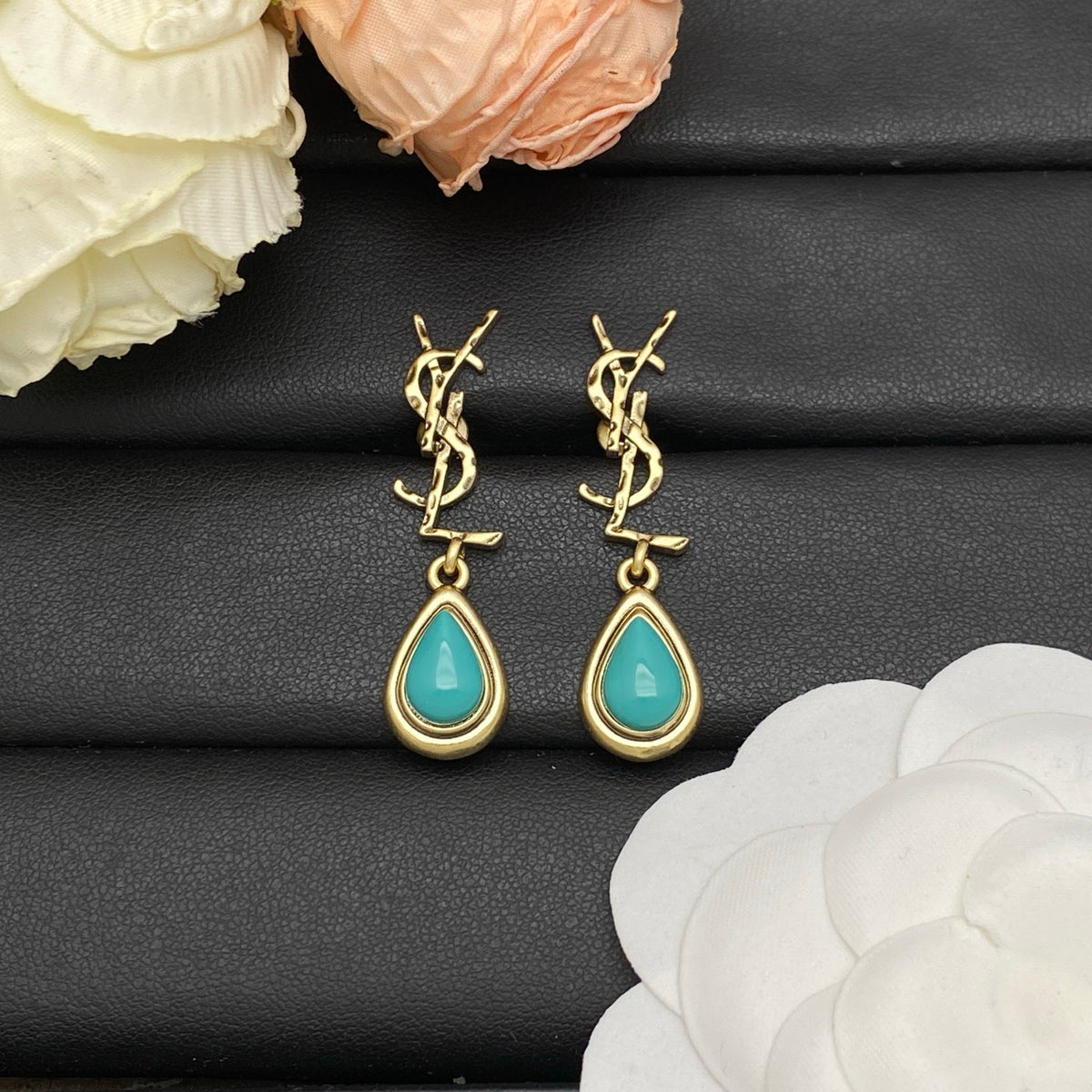 Y S L Stud Earrings