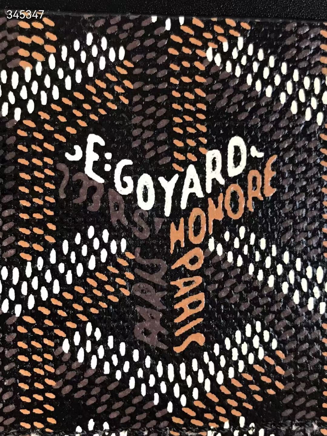 Black cardholder famous brand