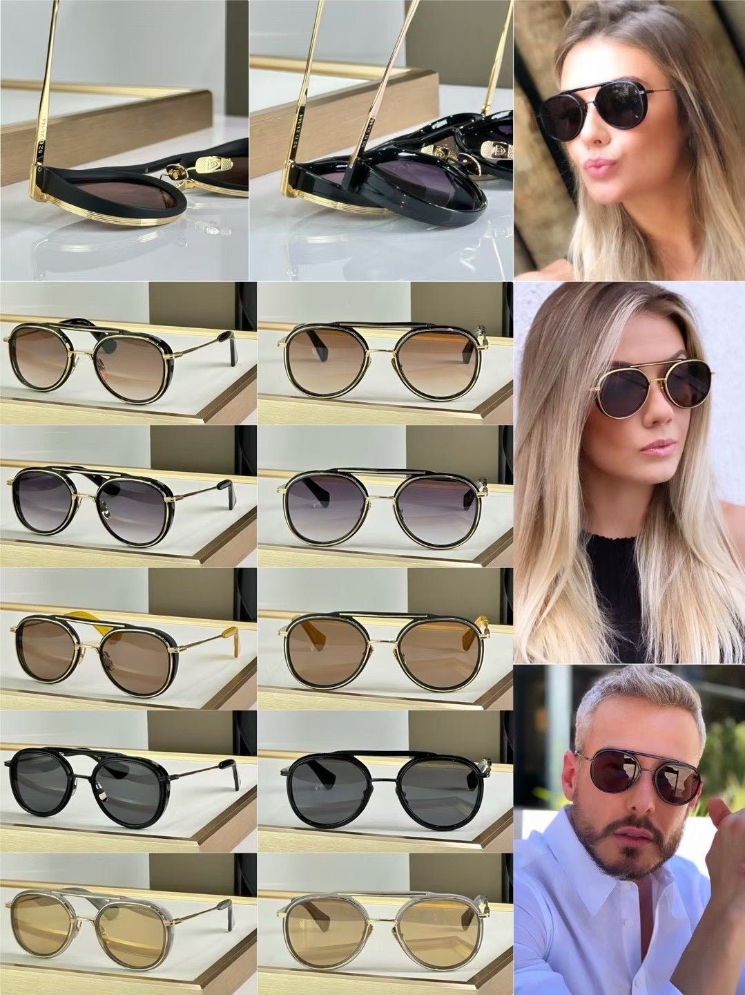 D famous brand sunglasses ( 5 colors shade )